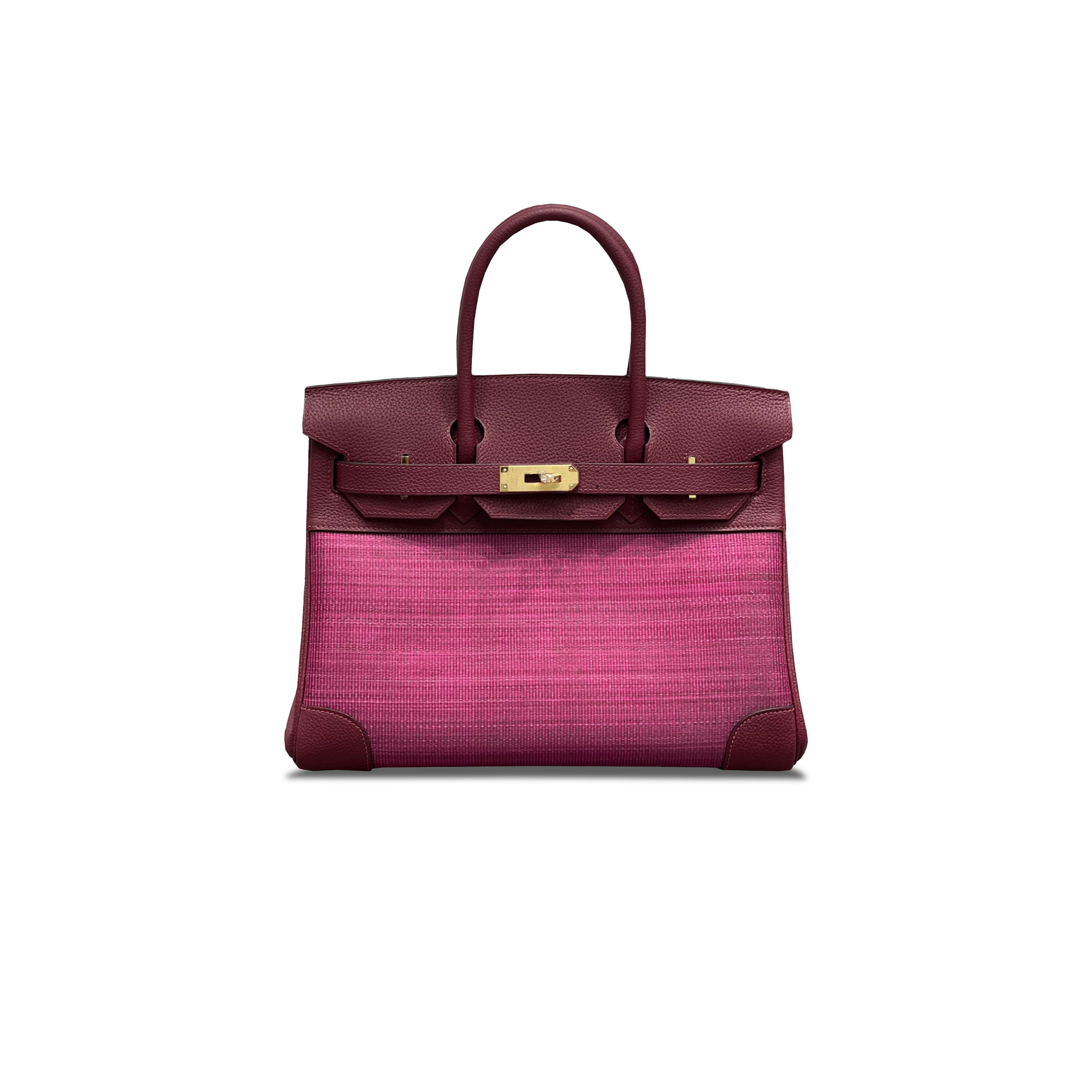 H**mes master birkin 30 togo and horsehair gold buckle h082936ck03 (30*22*15cm)